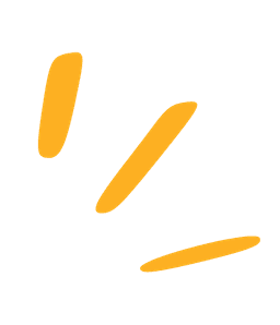 three yellow lines